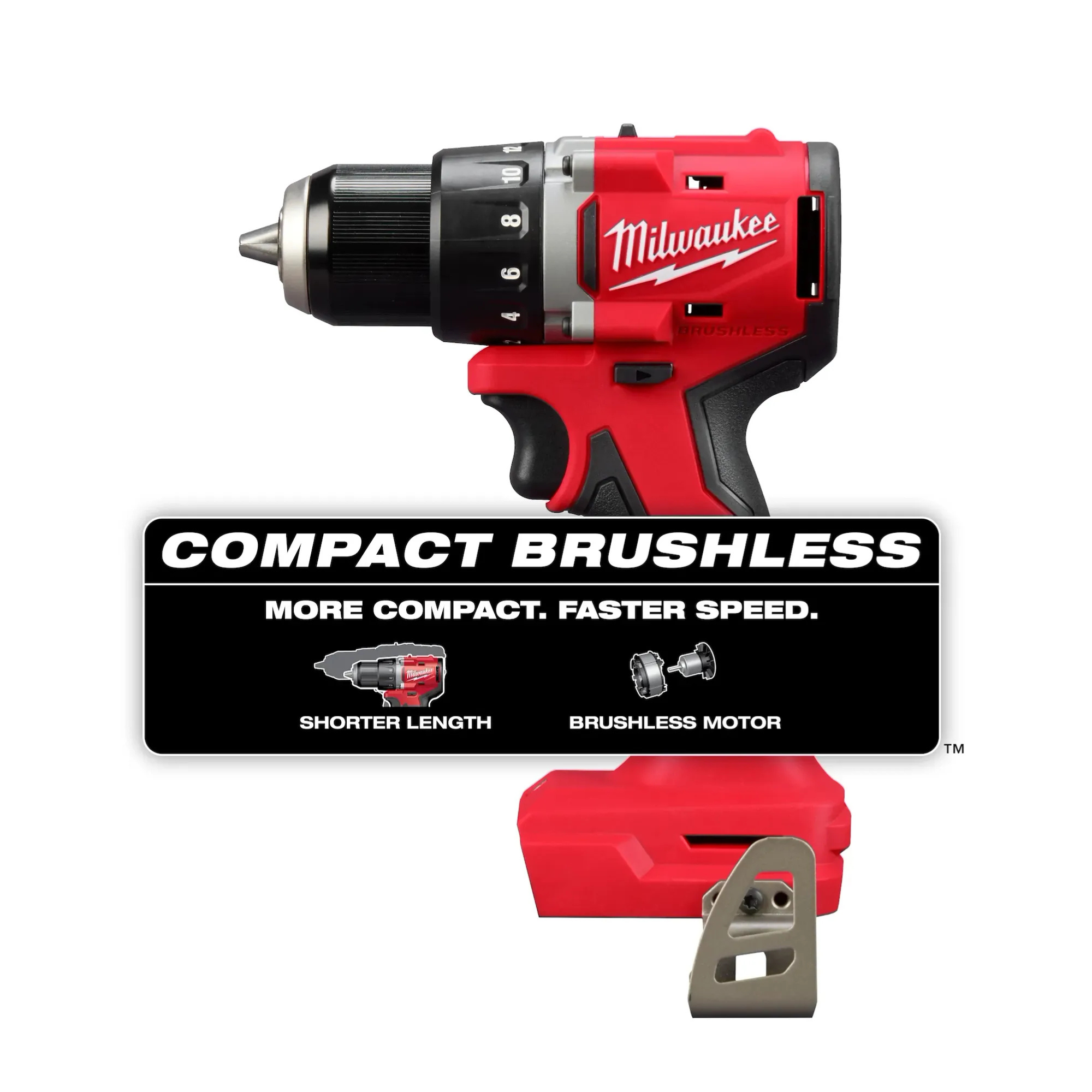 Milwaukee M18 Compact Brushless 1/2" Drill Driver from GME Supply